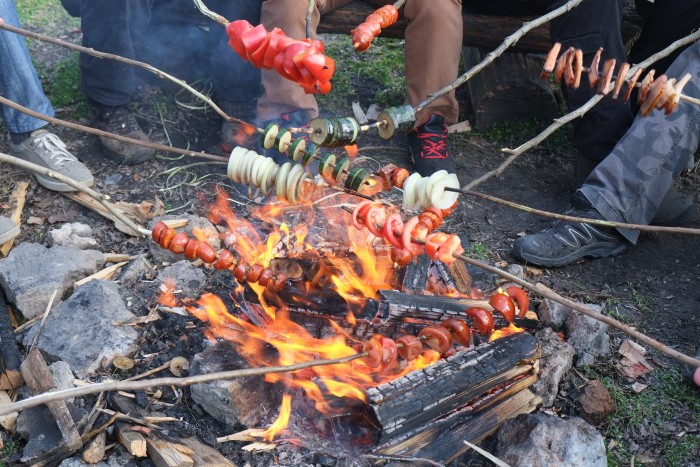 BBQ (opekačka) s rodičmi