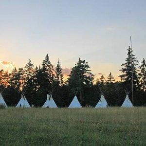 15.7.2006  20:19 / Súmrak nad táborom
