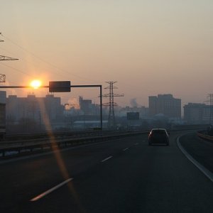 10.1.2009  8:03, autor: Teoretik / Sunrise on the highway
