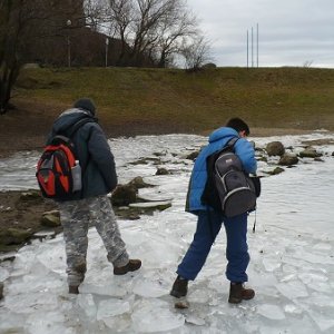 Zimný výlet na Devínsku Kobylu, ktorý bol napokon výletom na Kolibu (24.1.2009)