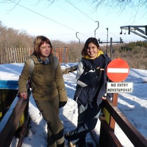 Zimný výlet na Devínsku Kobylu, ktorý bol napokon výletom na Kolibu (24.1.2009)