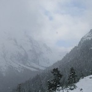 19.2.2009  13:51, autor: Teoretik / Panoráma Slavkovského štítu a Prostredného hrotu