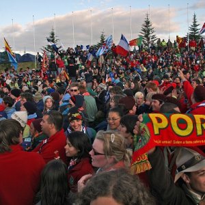 24.7.2009  21:13, autor: Teoretik / Dav ľudí pred zahajovacím ceremoniálom