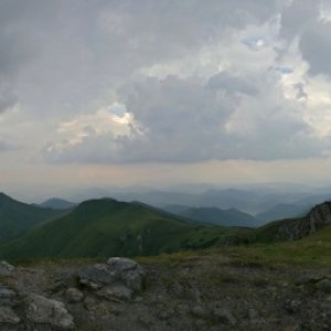 23.7.2010 17:37, autor: Teoretik / Panoráma z najvyššieho bodu Malej Fatry