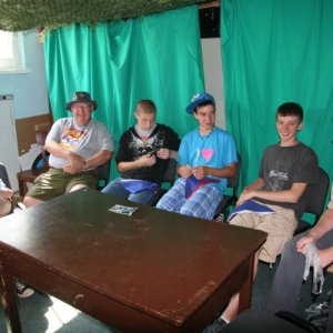 Návšteva skautov z Michiganu (Visit of scouts from Michigan)