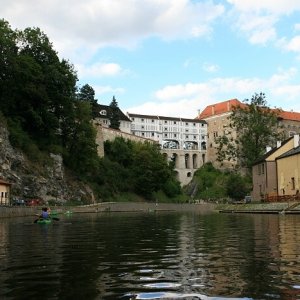 30.8.2011 16:57, autor: Teoretik / Český Krumlov s obávanou haťou