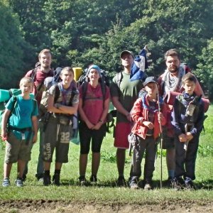Putovanie vĺčat Malými Karpatami (22.-24.8.2016)