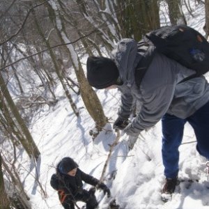 Ťažko sa ide tým strmým kopcom hore bez pomoci / DSC04403