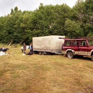 Letný tábor Východná 2003 (7.7. až 21.7.) - ...a už sme tu!