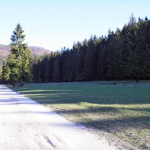 Horná lúka - pohľad zdola